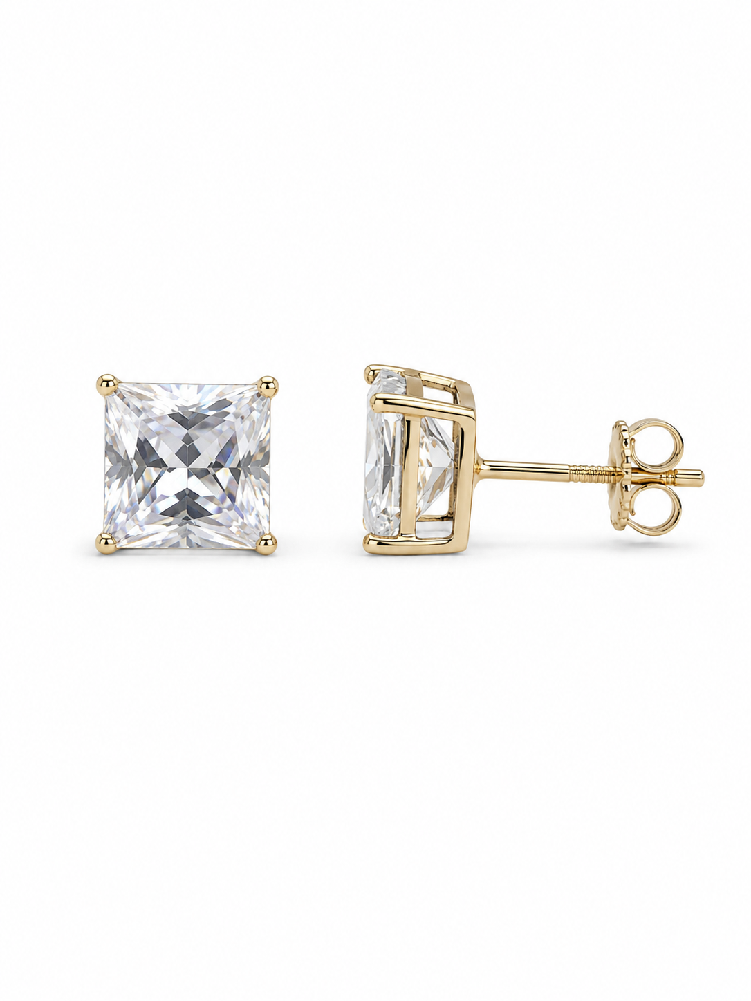 Square Men Stud Earrings