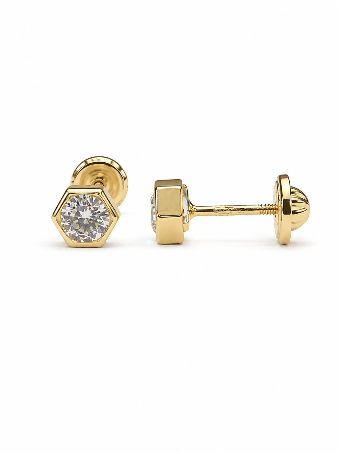 Pendiente Cuadrado con Zirconia