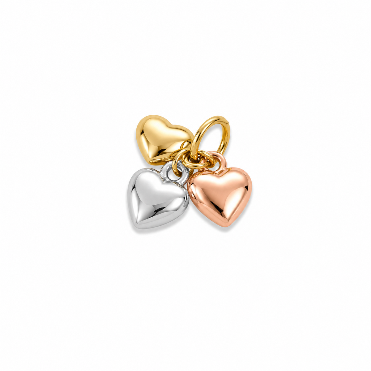 Three Colors Heart Pendant