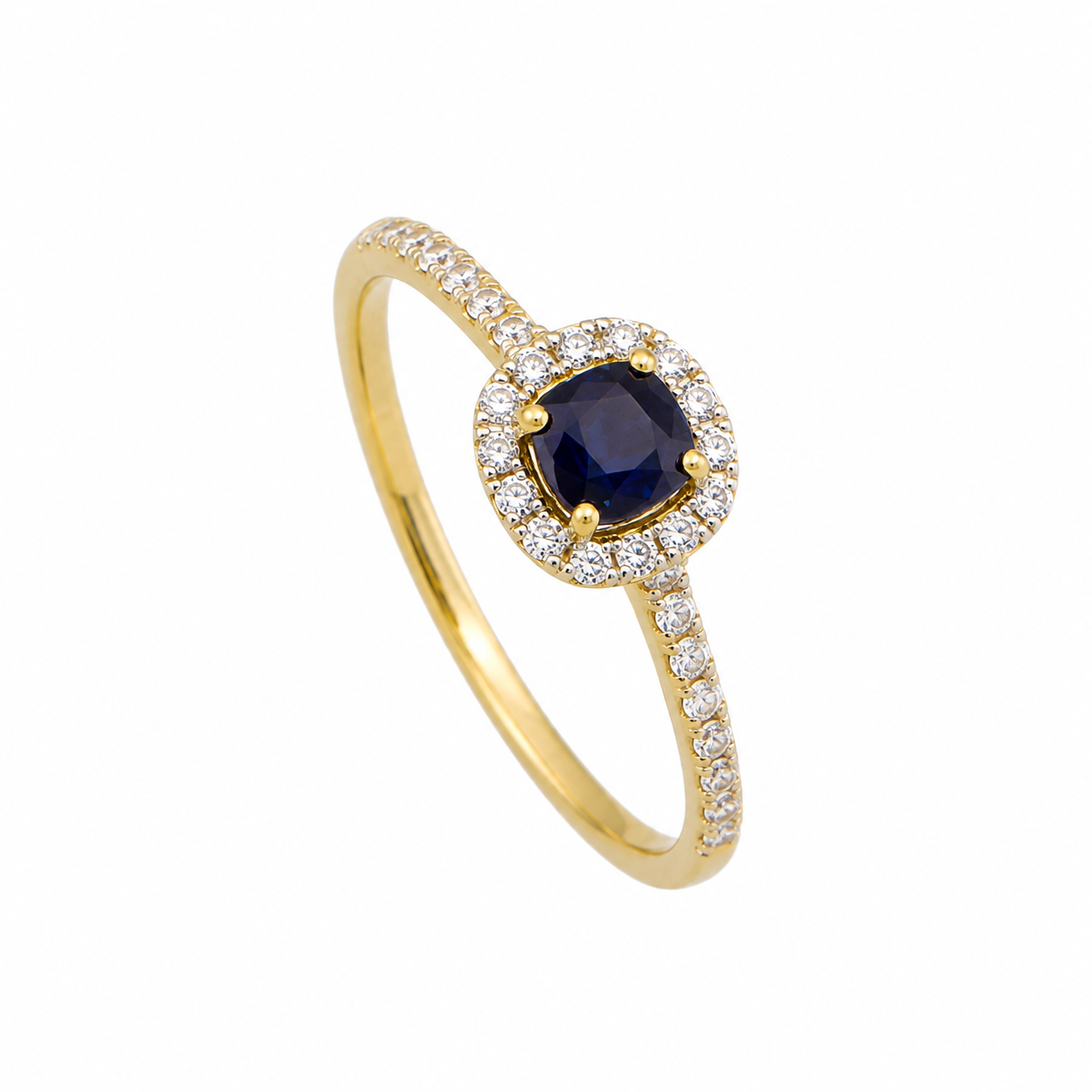 Diamond Sapphire Ring