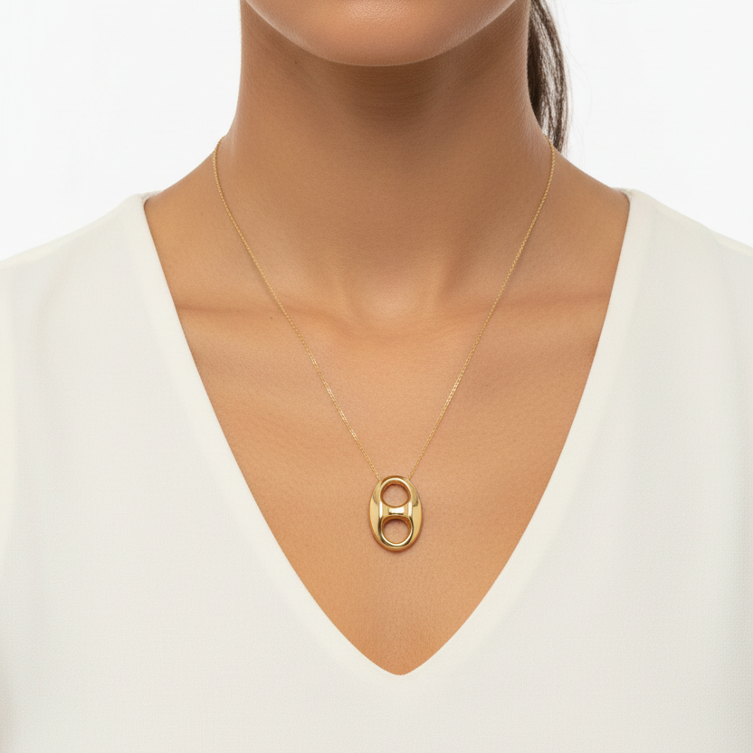 Mariner Puff Necklace