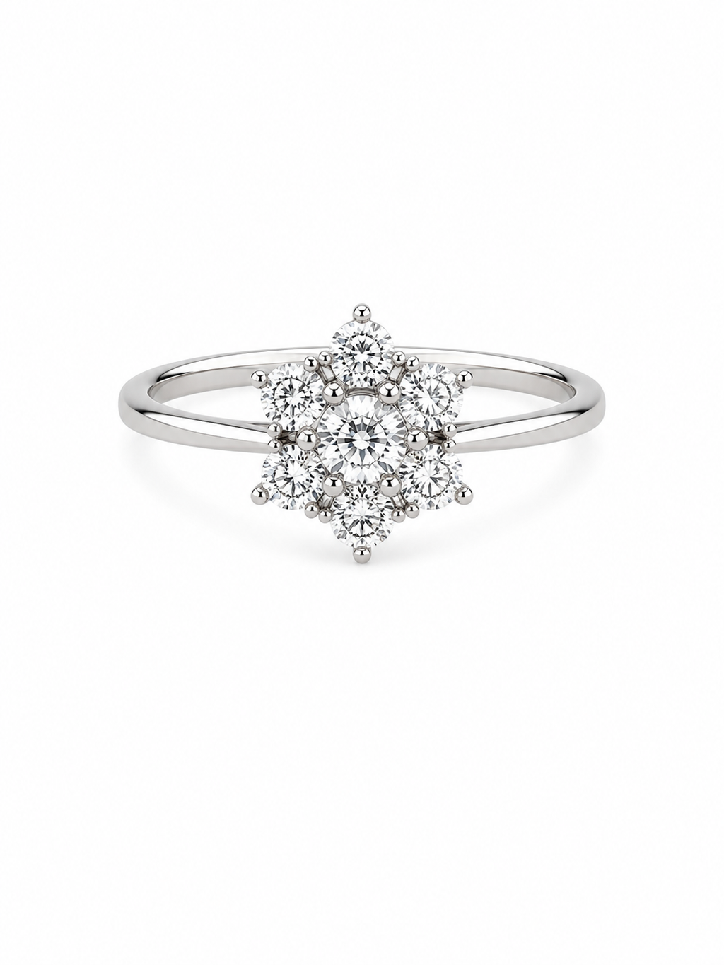 Floral Diamond Ring