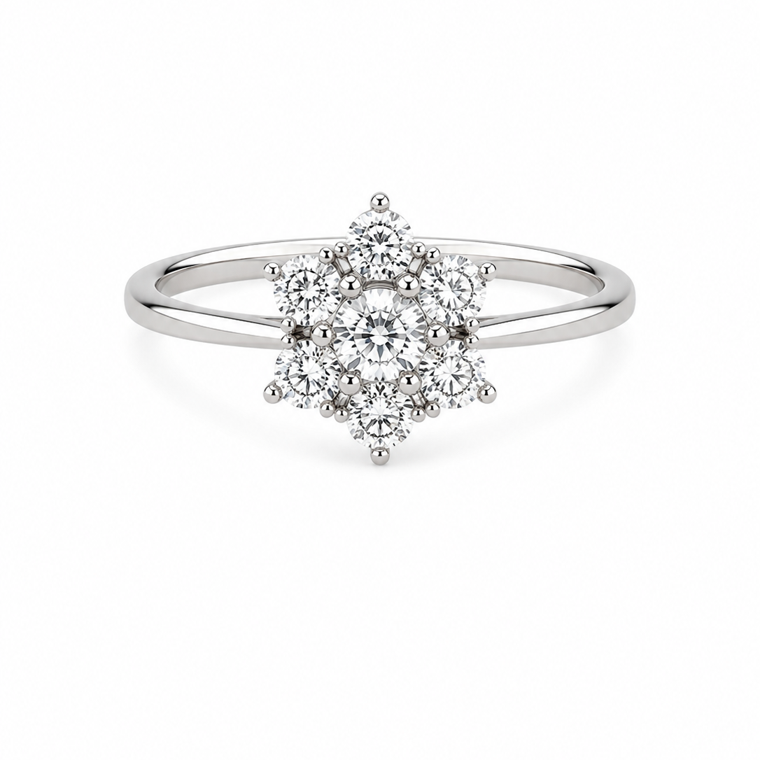 Floral Diamond Ring