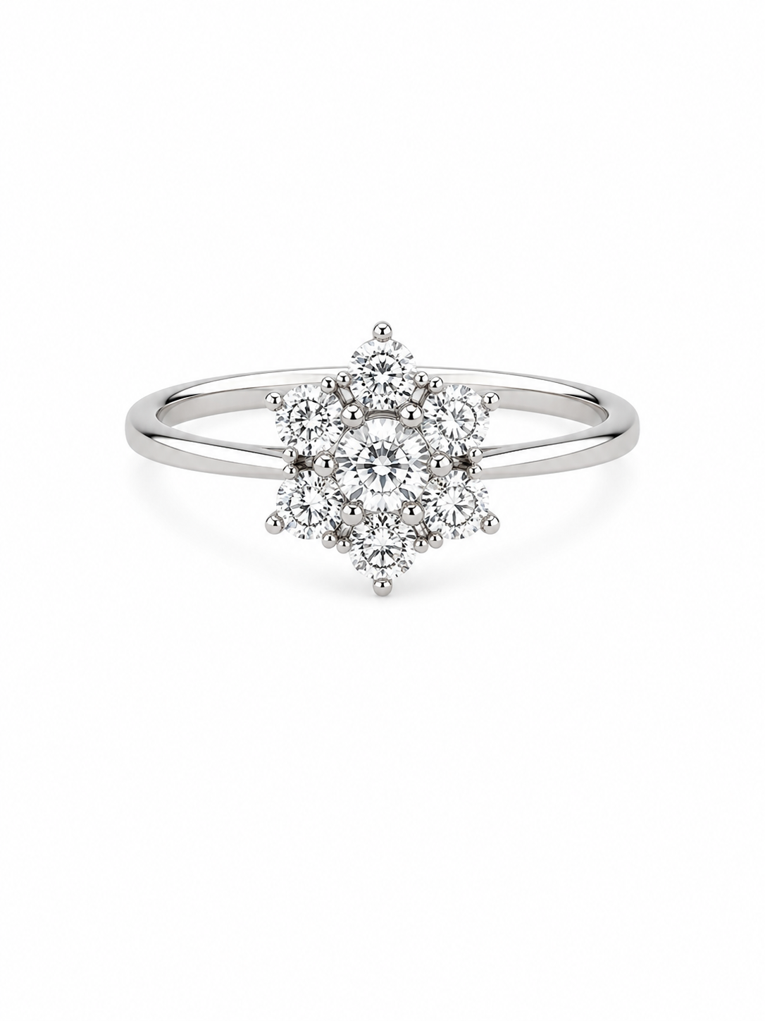 Floral Diamond Ring