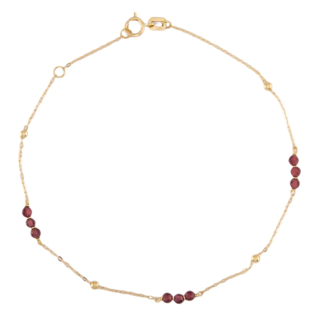 Ruby Balls Bracelet
