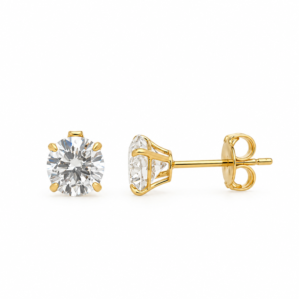 Diamond Stud Earrings