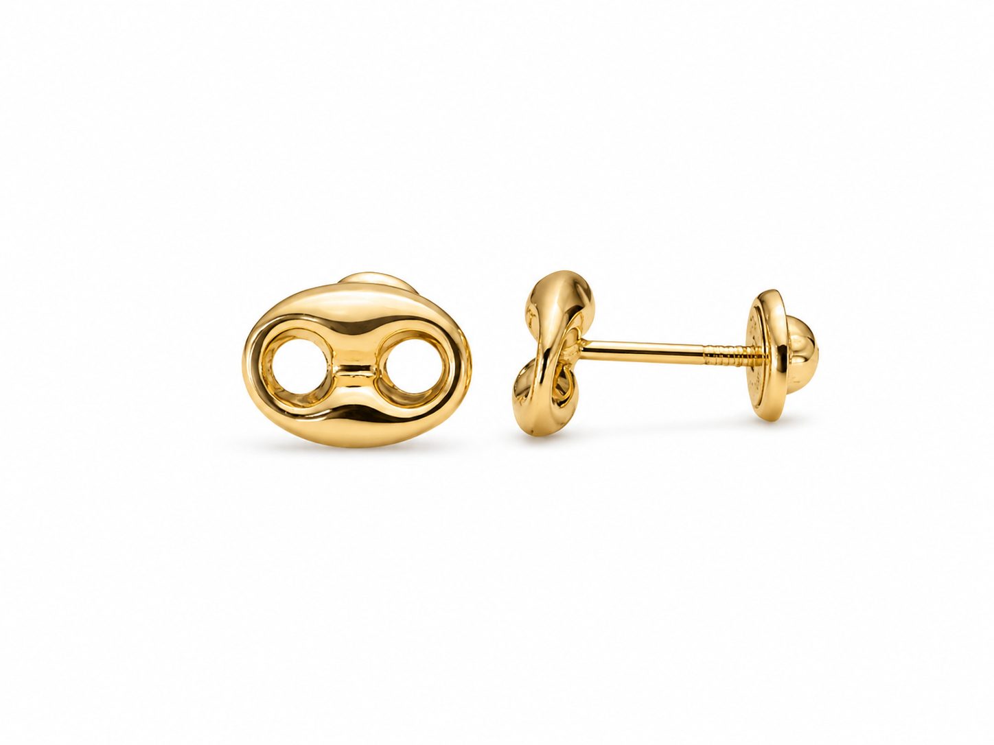 Mariner Puff Stud Earrings