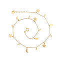 Moon & Star Anklet