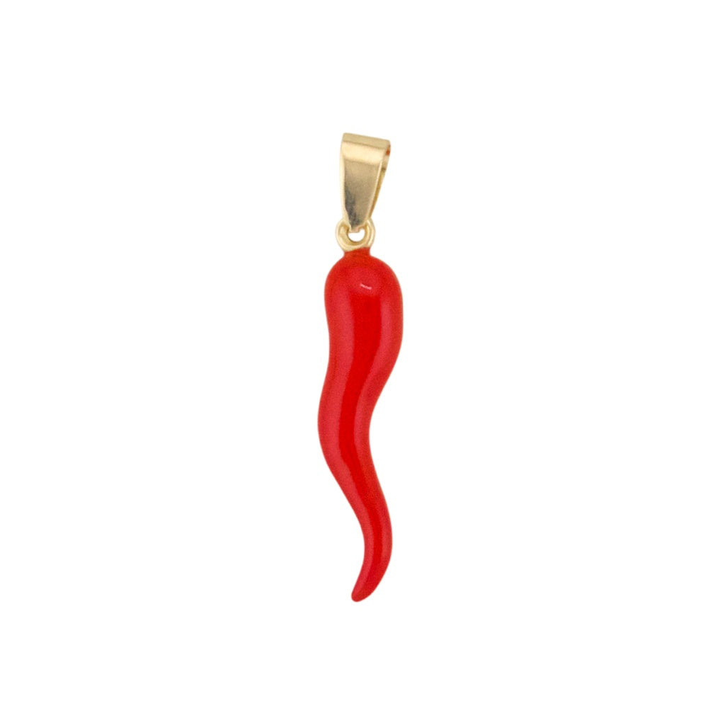 Big Red Corniccello Pendant