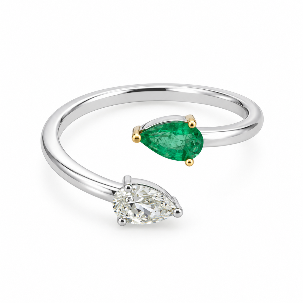 Emerald & Diamond Ring