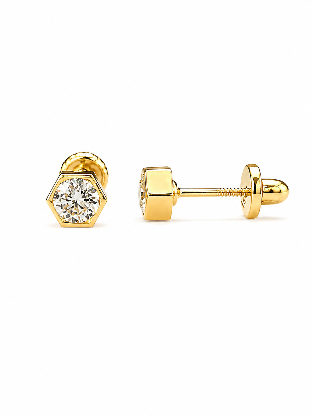 Pendiente Cuadrado con Zirconia