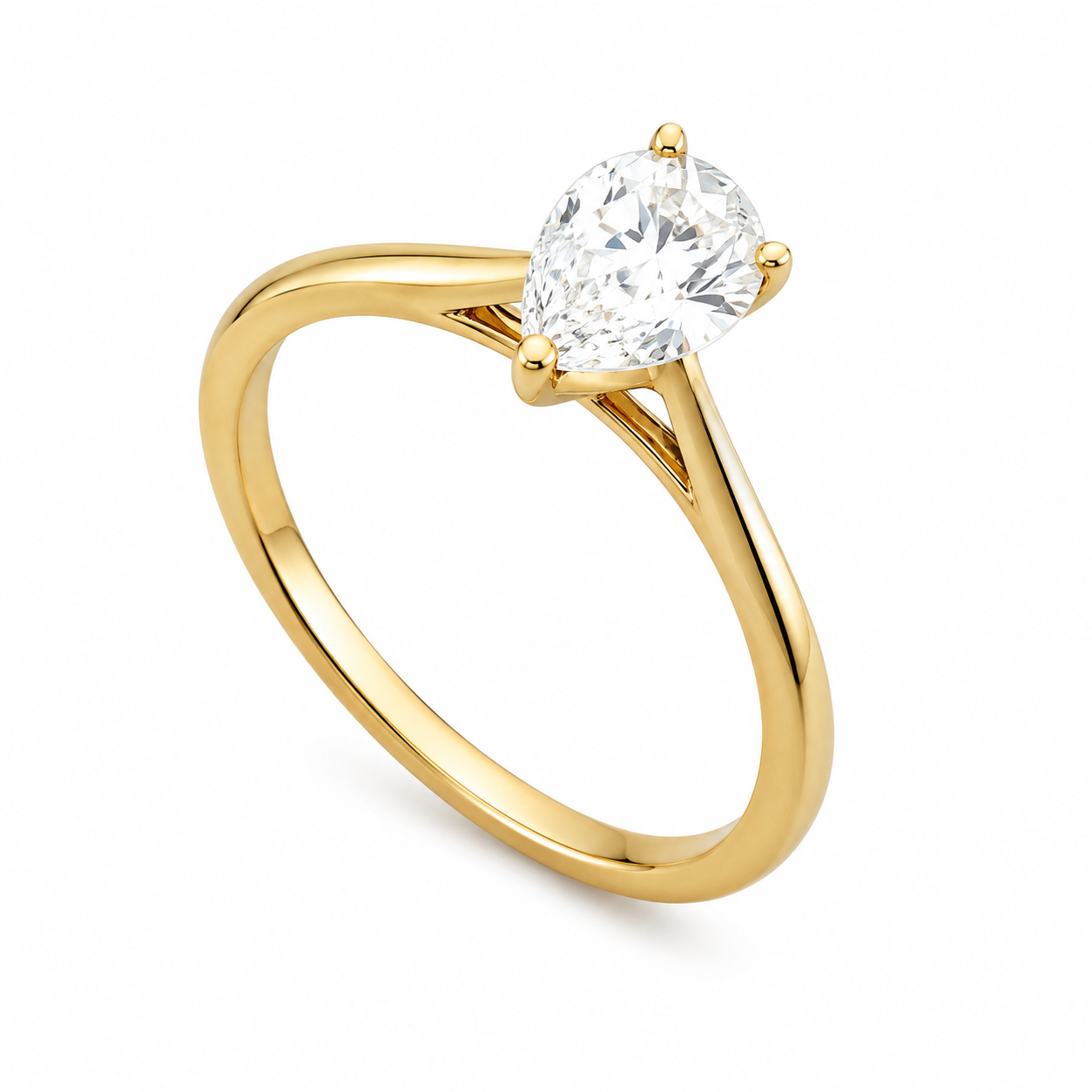 Pear Diamond Ring
