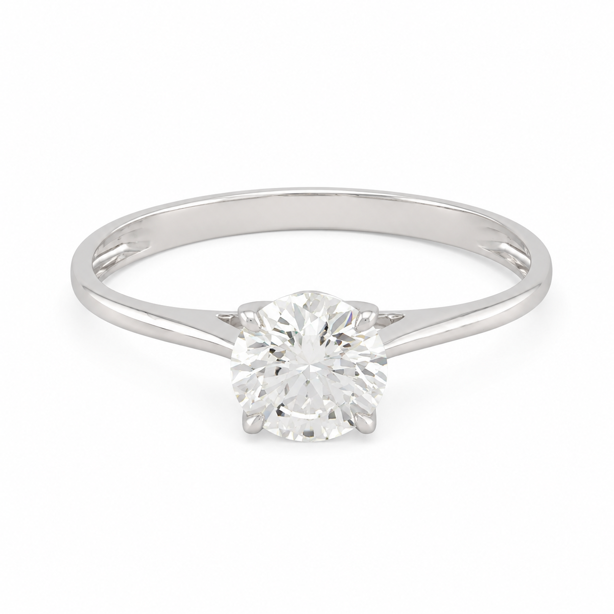 Round Cut Diamond Ring