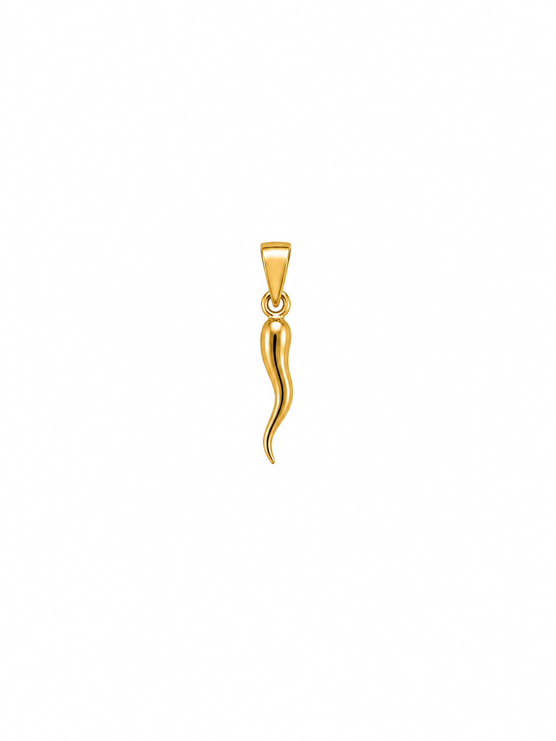 Gold Horn Pendant