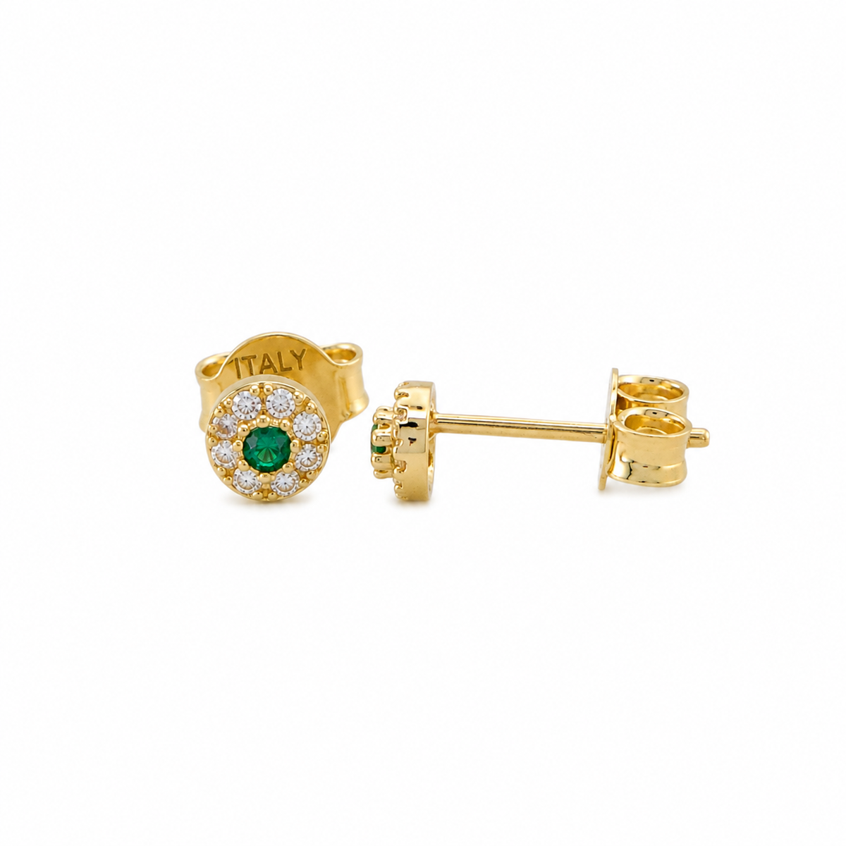 Fancy Zirconia Stud Earrings