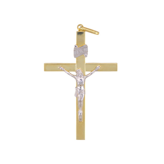 Bicolor Cross Pendant