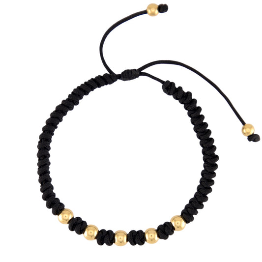Gold/Black Balls Bracelet DG