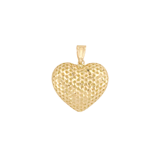 Fancy Heart Pendant 18K