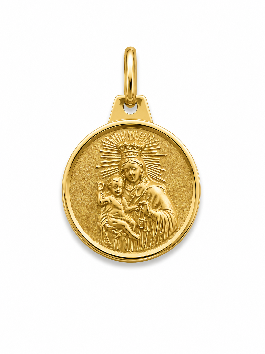 Solid Coromoto & Jesus Pendant