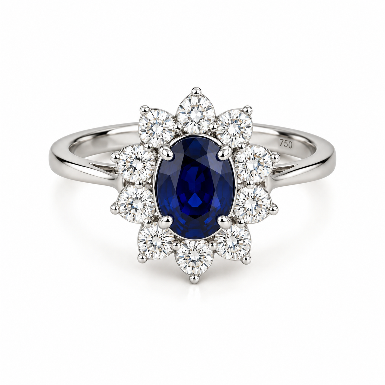 Diamond & Sapphire Ring