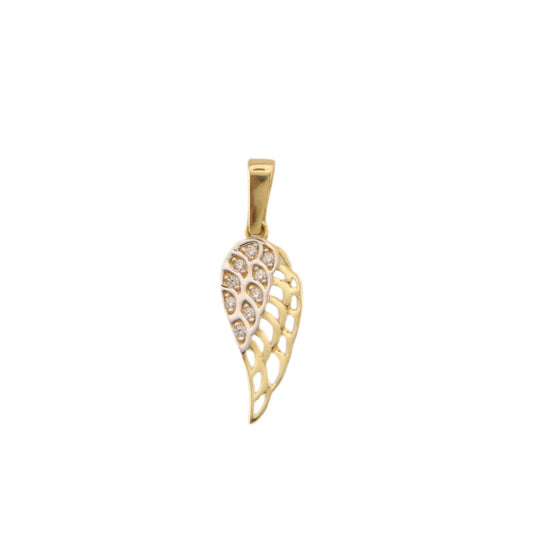 Zirconia Wing Pendant