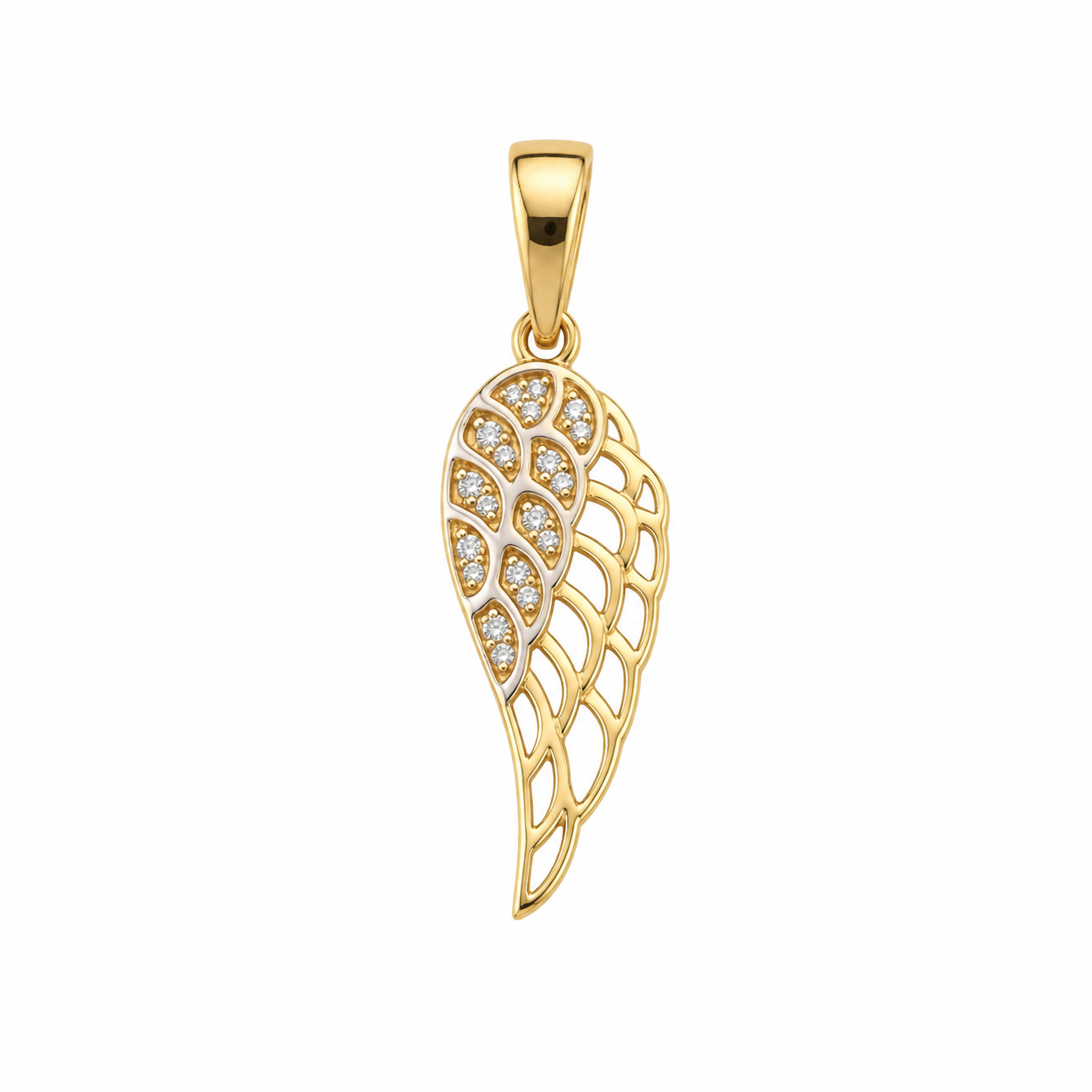 Zirconia Wing Pendant