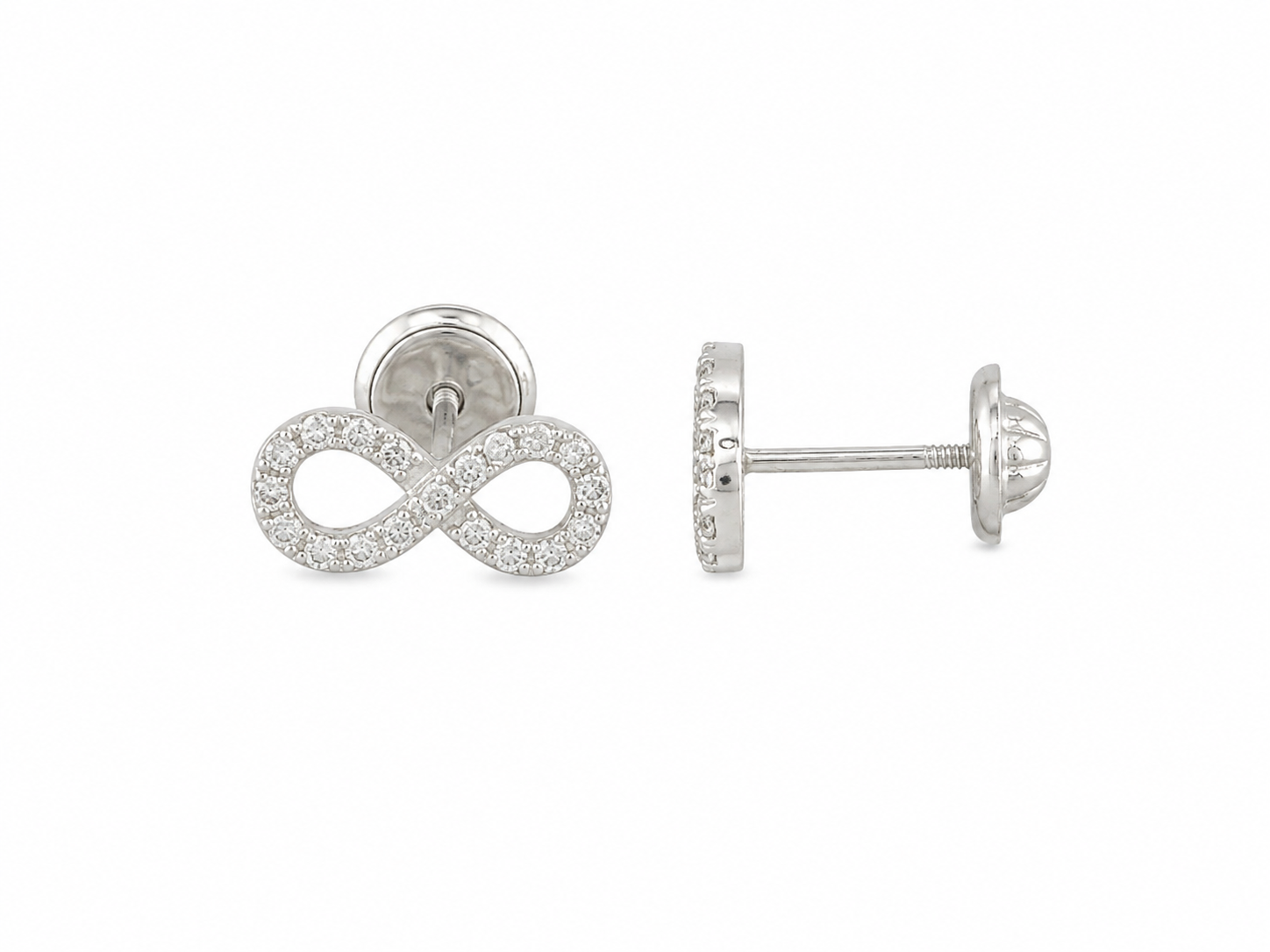 Infinity Stud Earrings