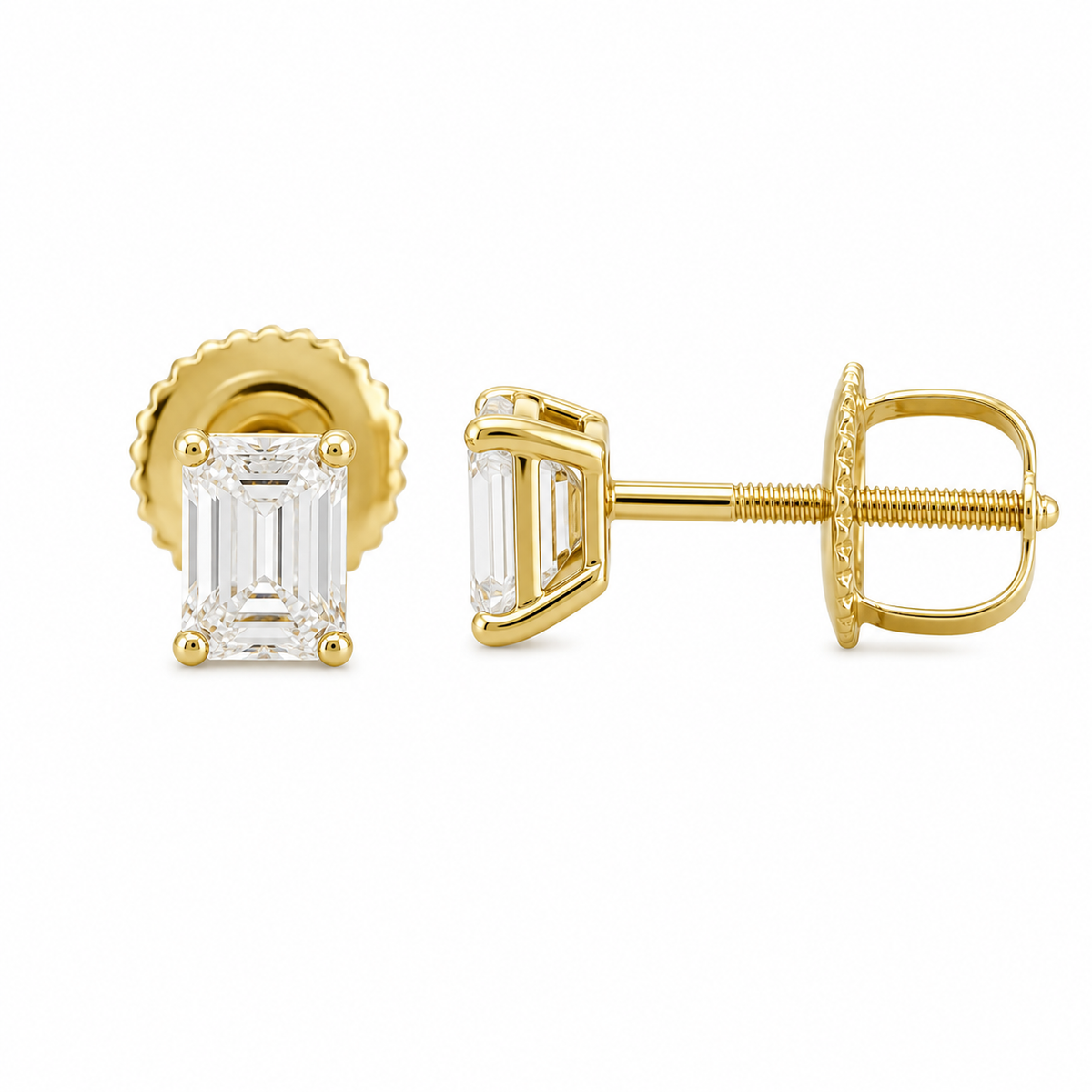 Lab Diamond Stud Earrings