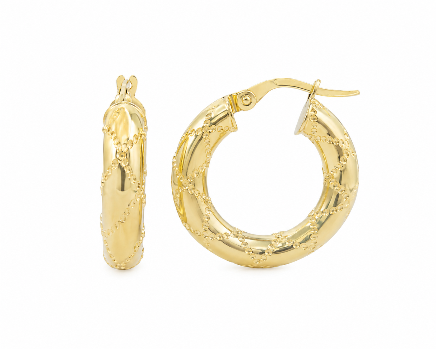 Fancy Hoops Earrings