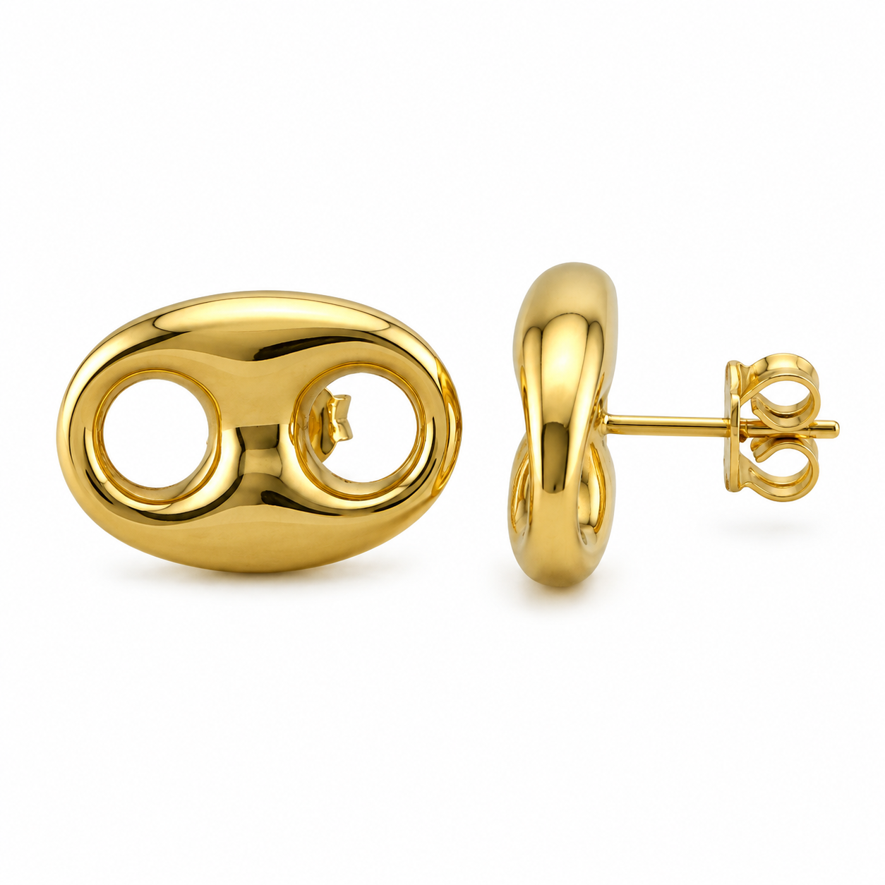 Mariner Link Stud Earrings