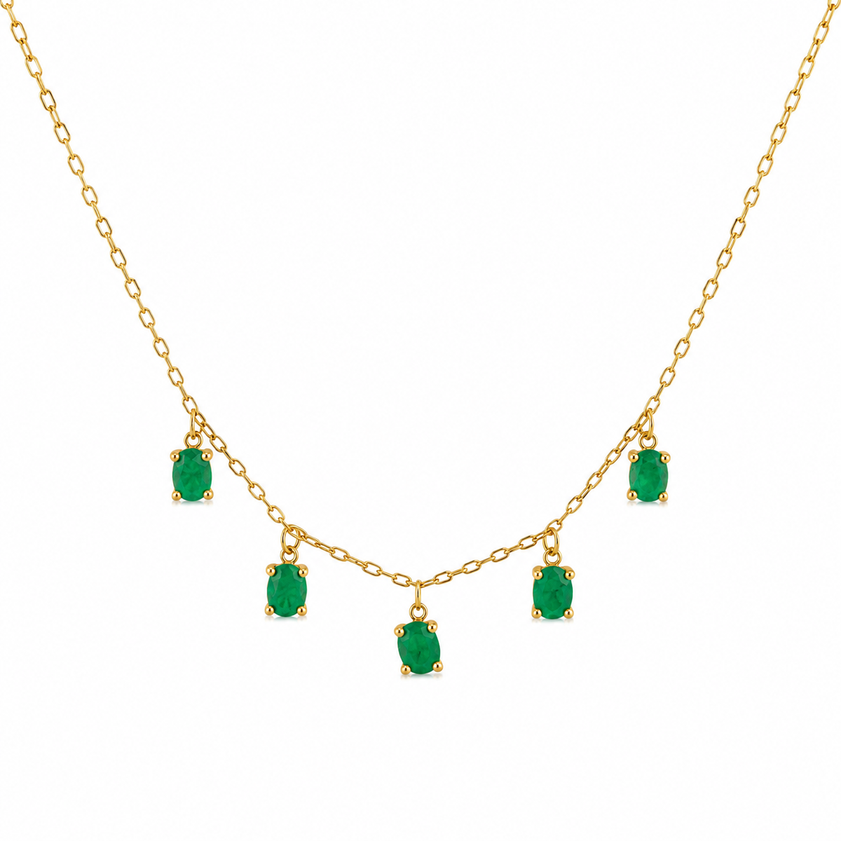 Genuine Emerald Necklace