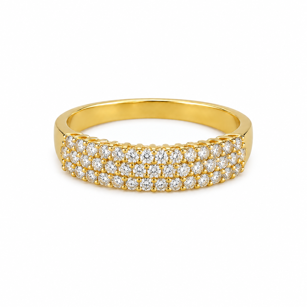 Fancy Zirconia Ring 18k