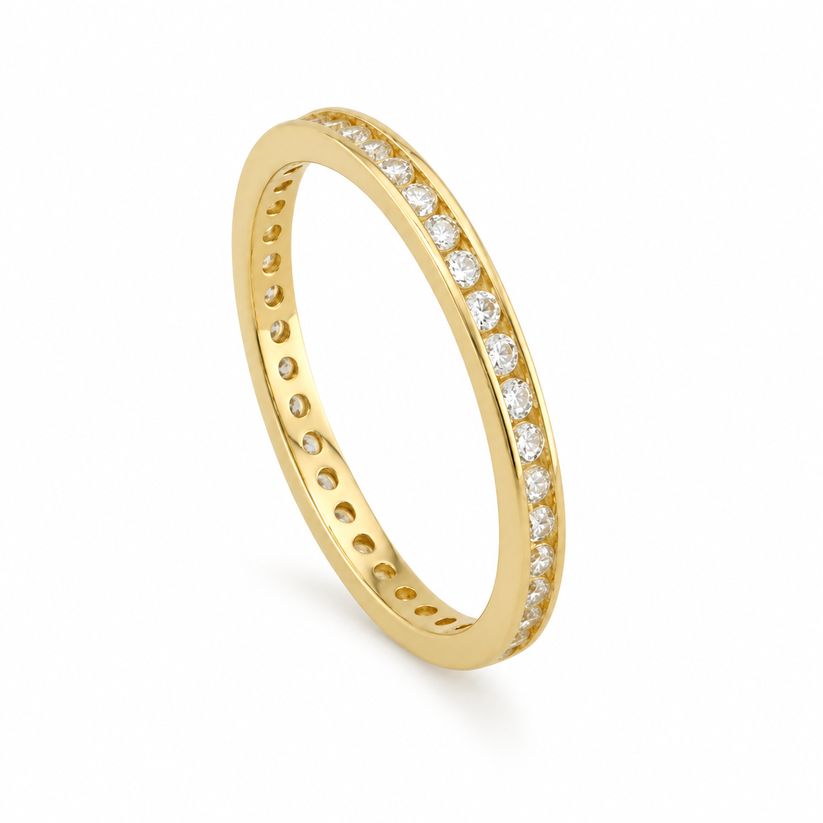 Fancy Zirconia Ring 18k