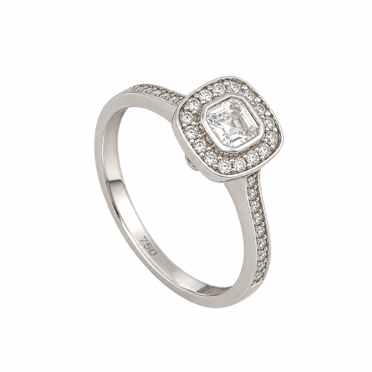 Zirconia Engagement Ring