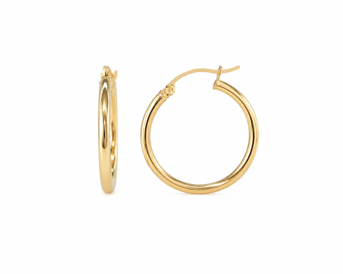 Plain Hoops Earrings