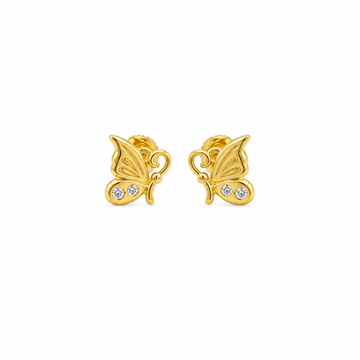Fancy Butterfly Stud Earrings