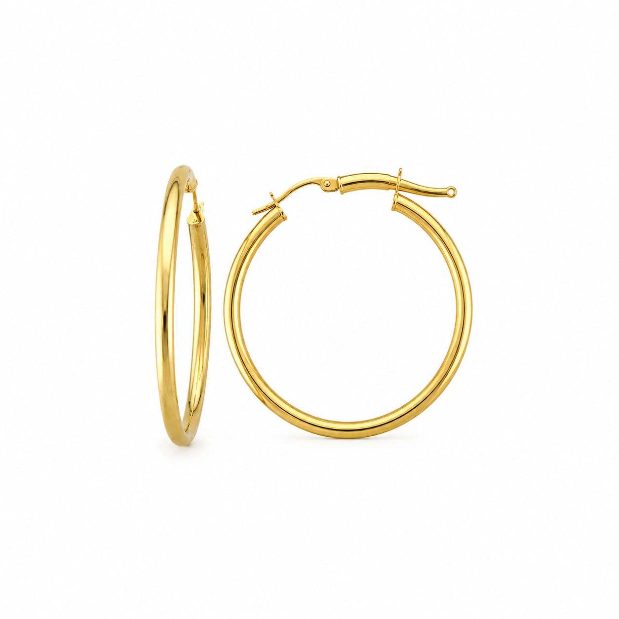 Plain Hoops Earrings