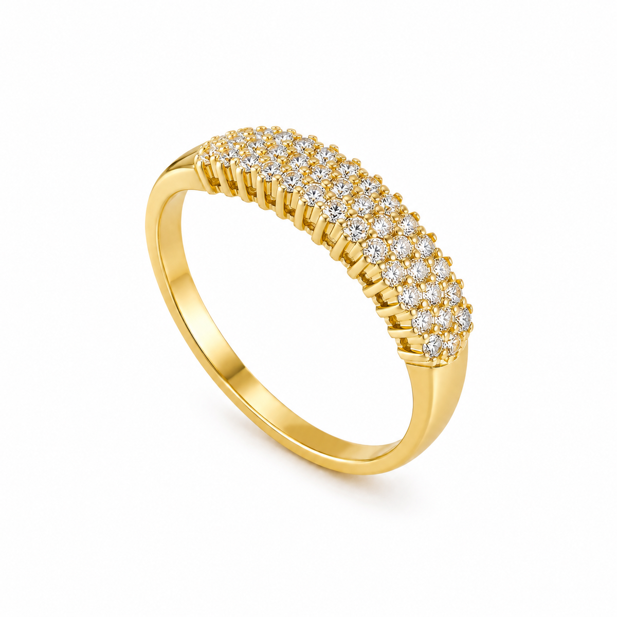 Fancy Zirconia Ring 18k