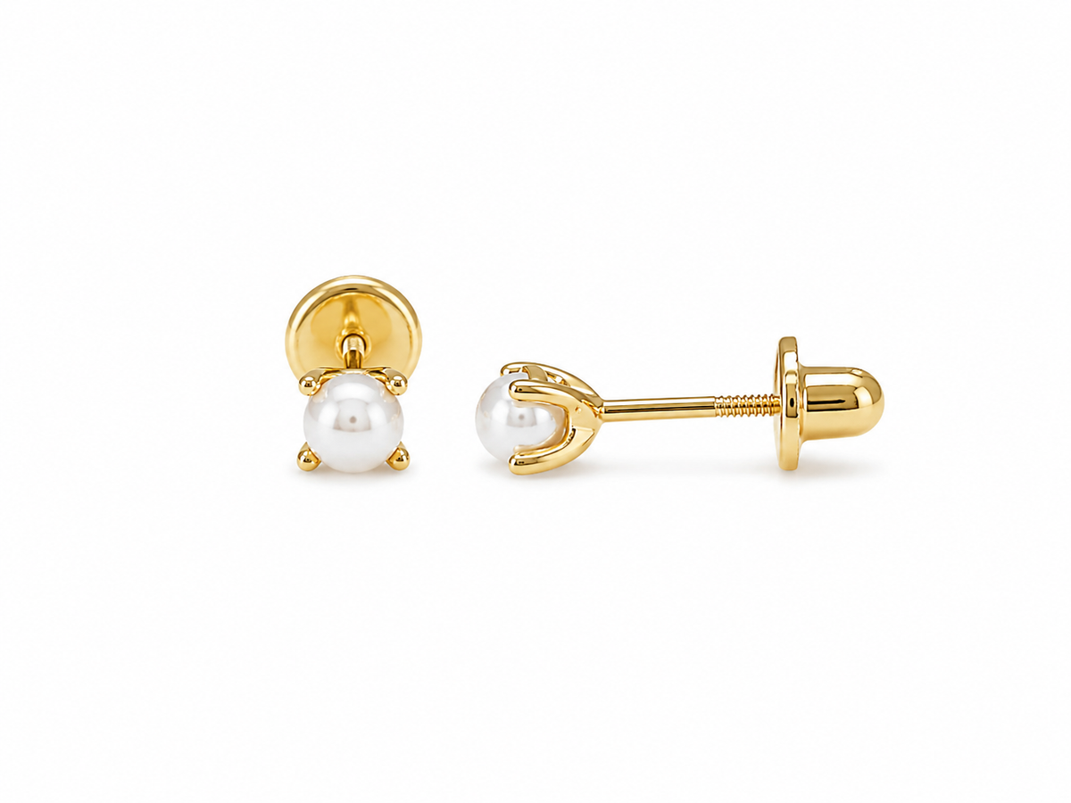 Pearl Stud Earrings
