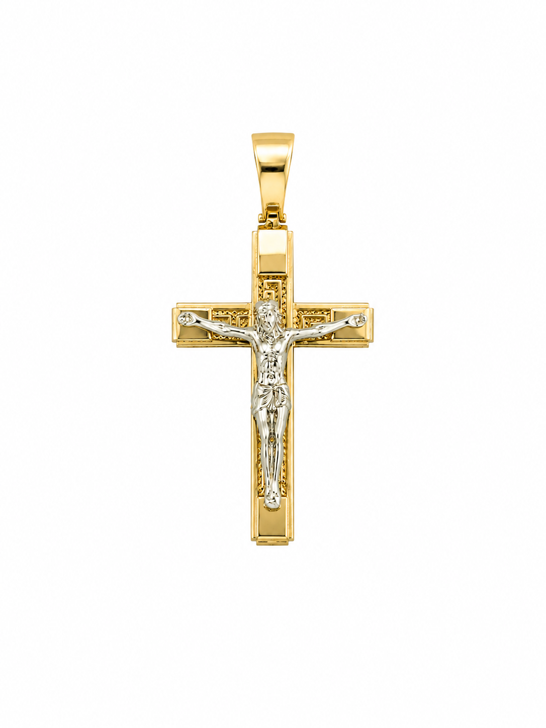 Bicolor Cross Pendant