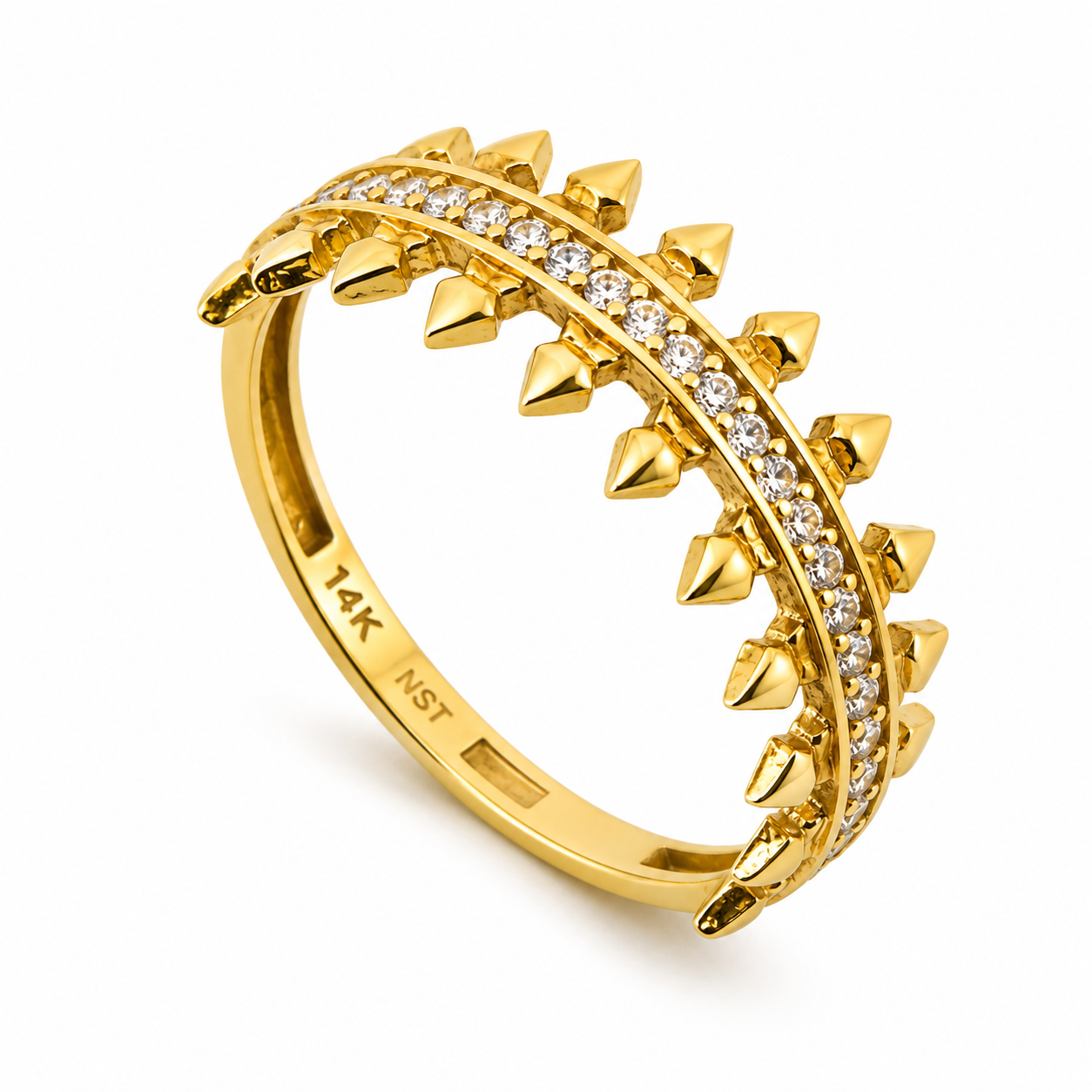Crown Zirconia Ring