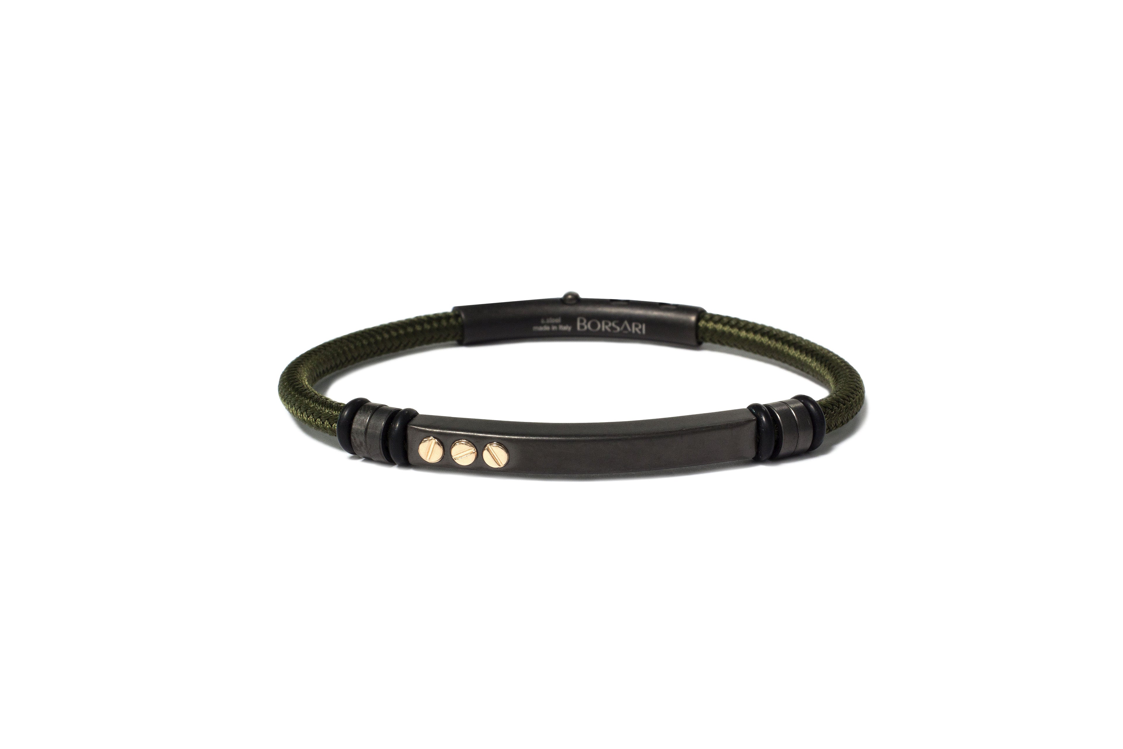 Stainless Steel & Gold Bracelet