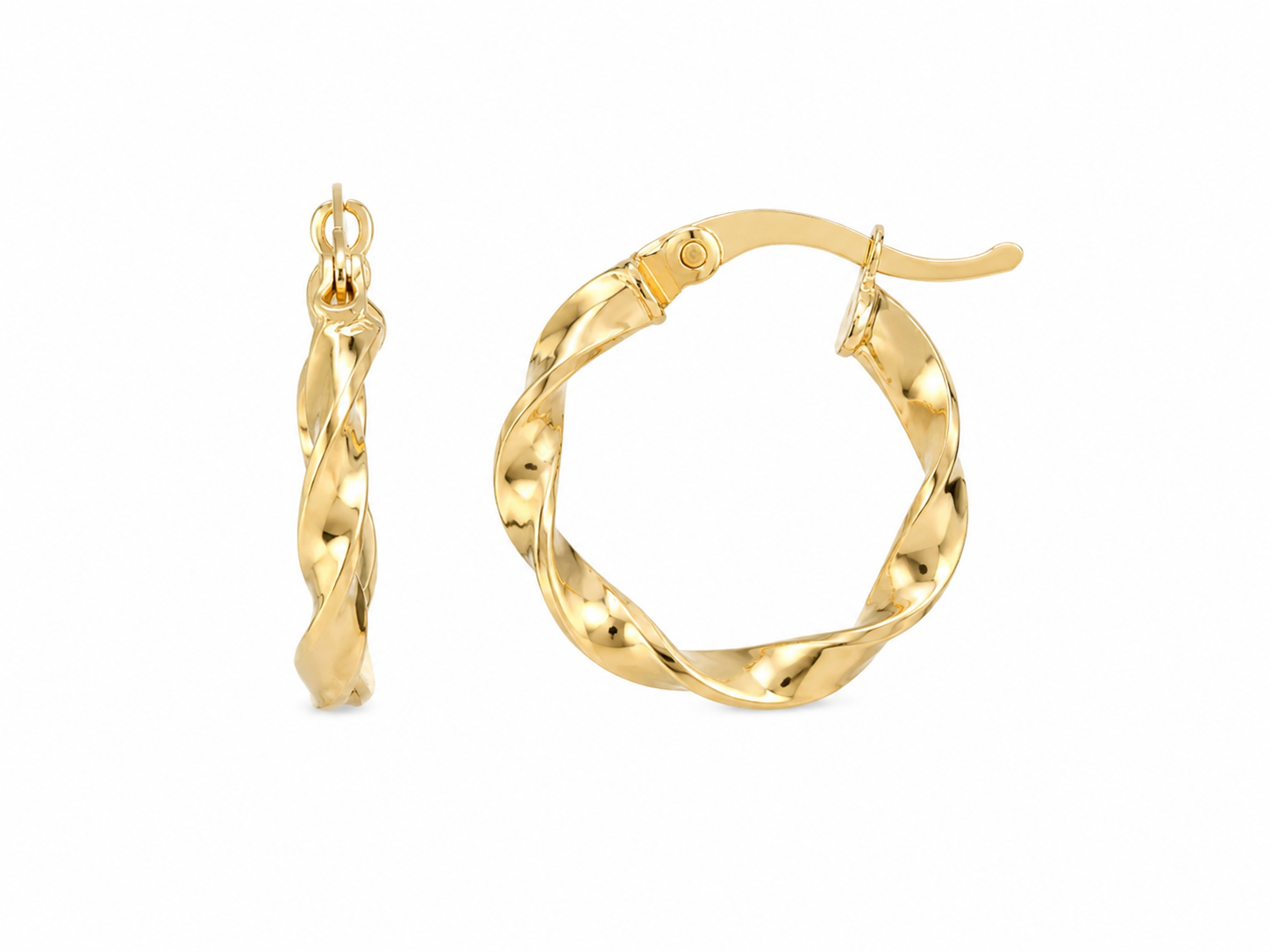 Twisted Hoops Earrings