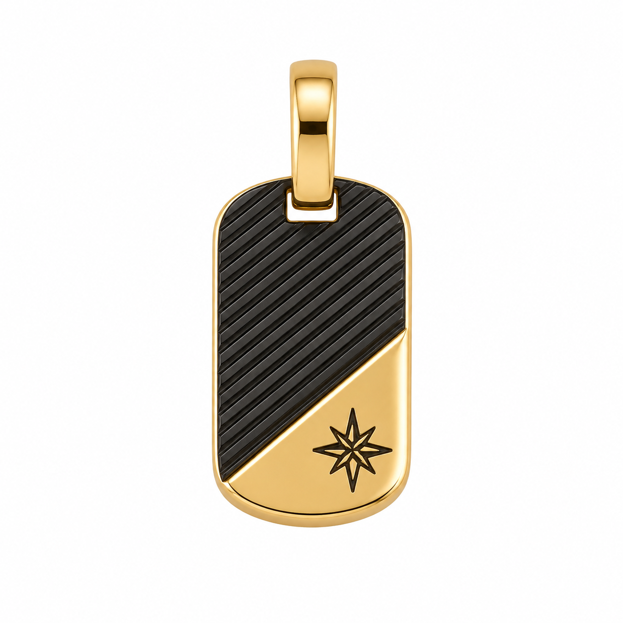 Black North Star Pendant