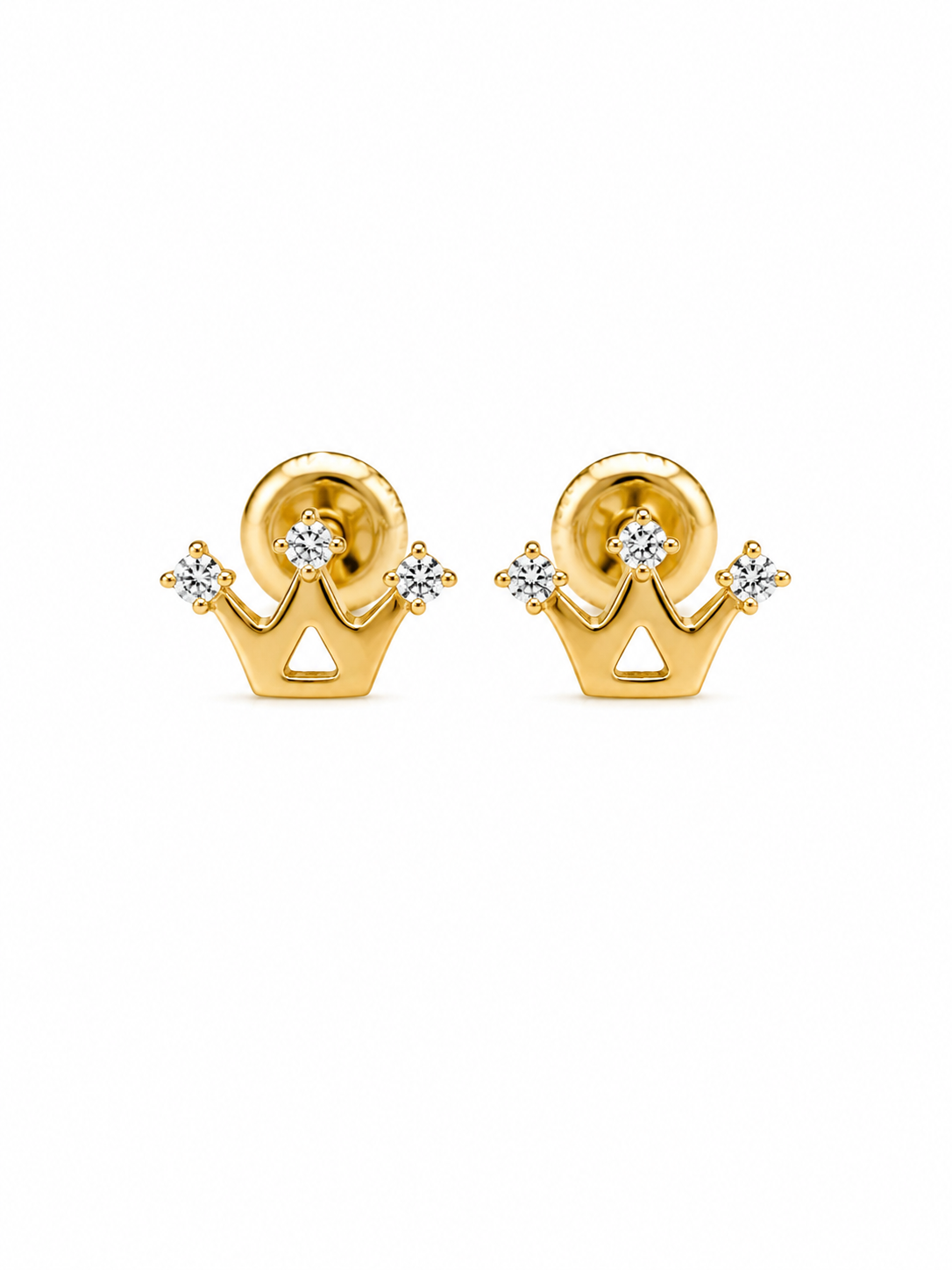 Crown Stud Earrings