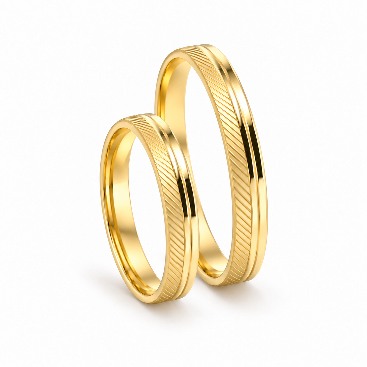 Set Wedding Ring 14k