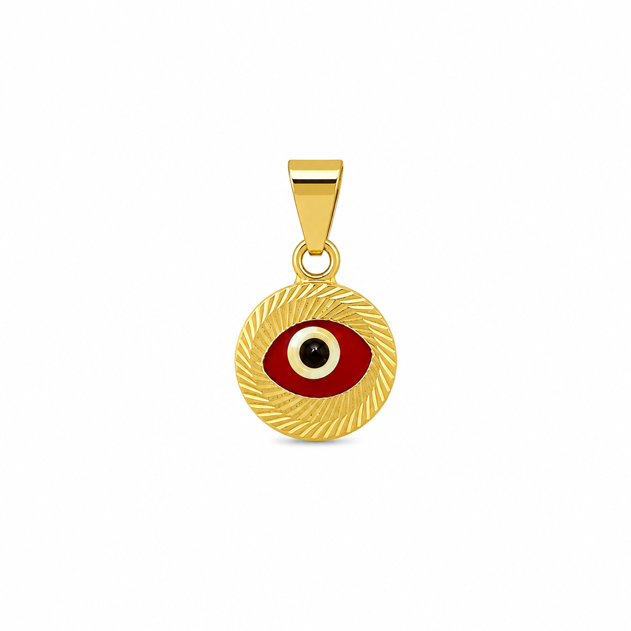 Red Turkish Eye Pendant