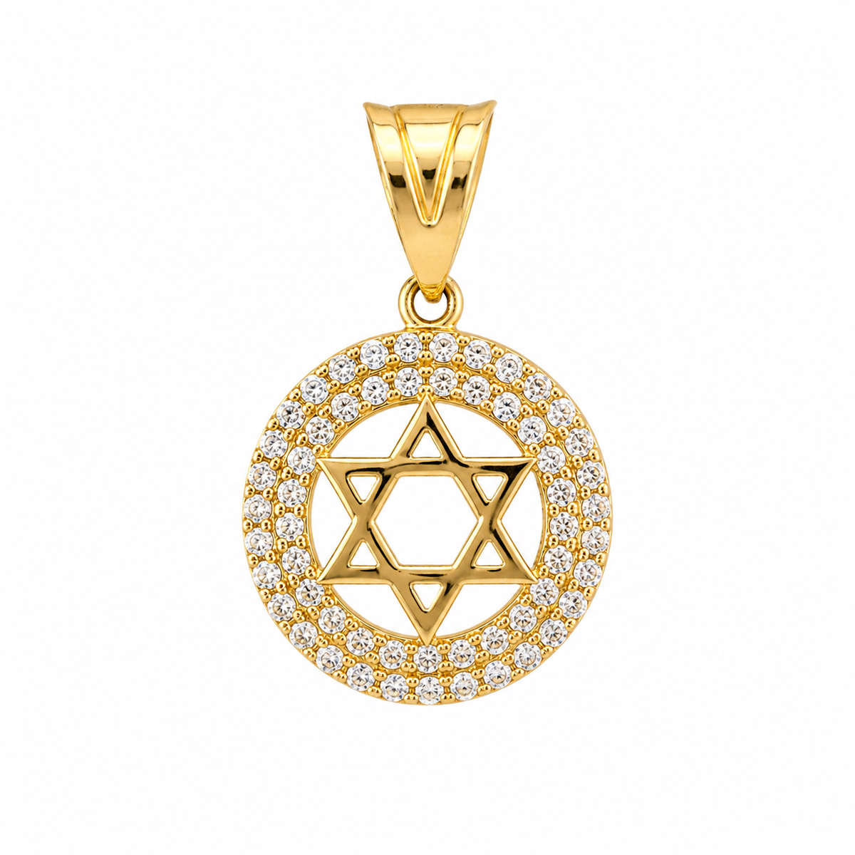 Zirconia David's Star Pendant