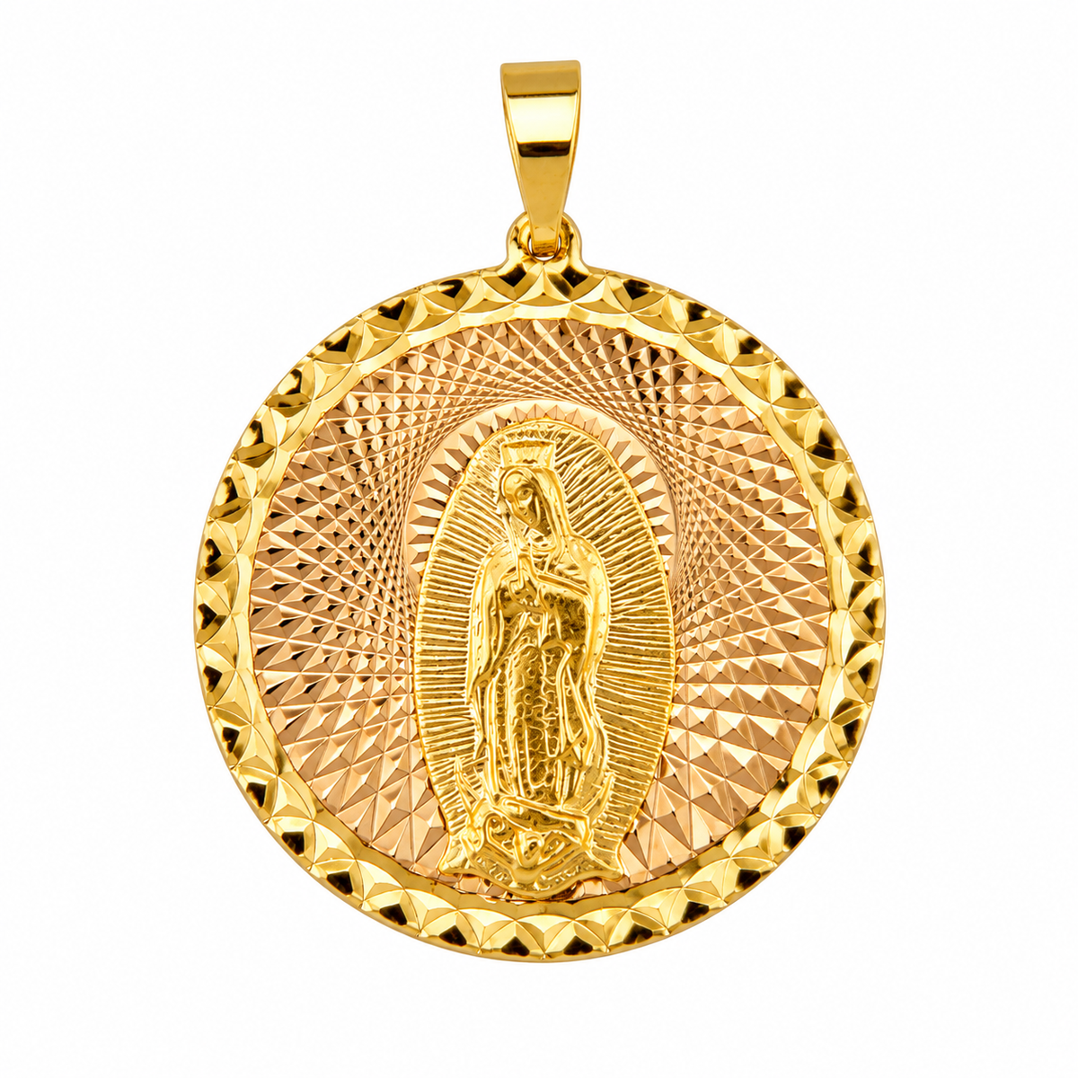 Fancy Guadalupe Virgin Pendant