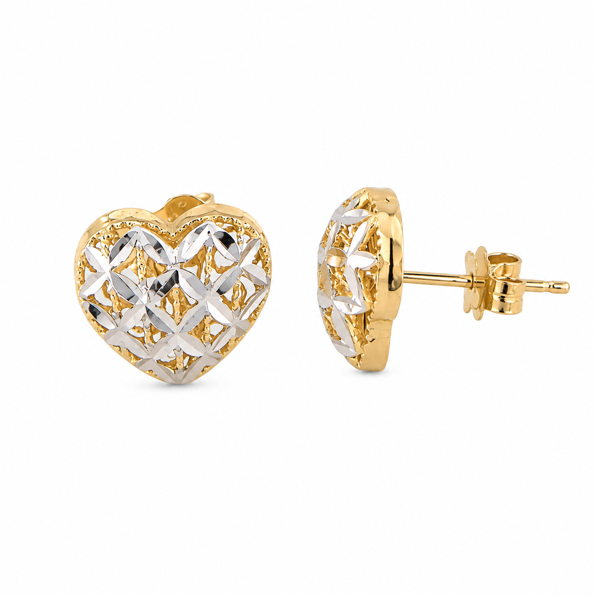 Heart Stud Earrings